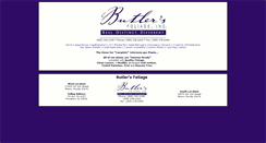 Desktop Screenshot of butlersfoliage.com